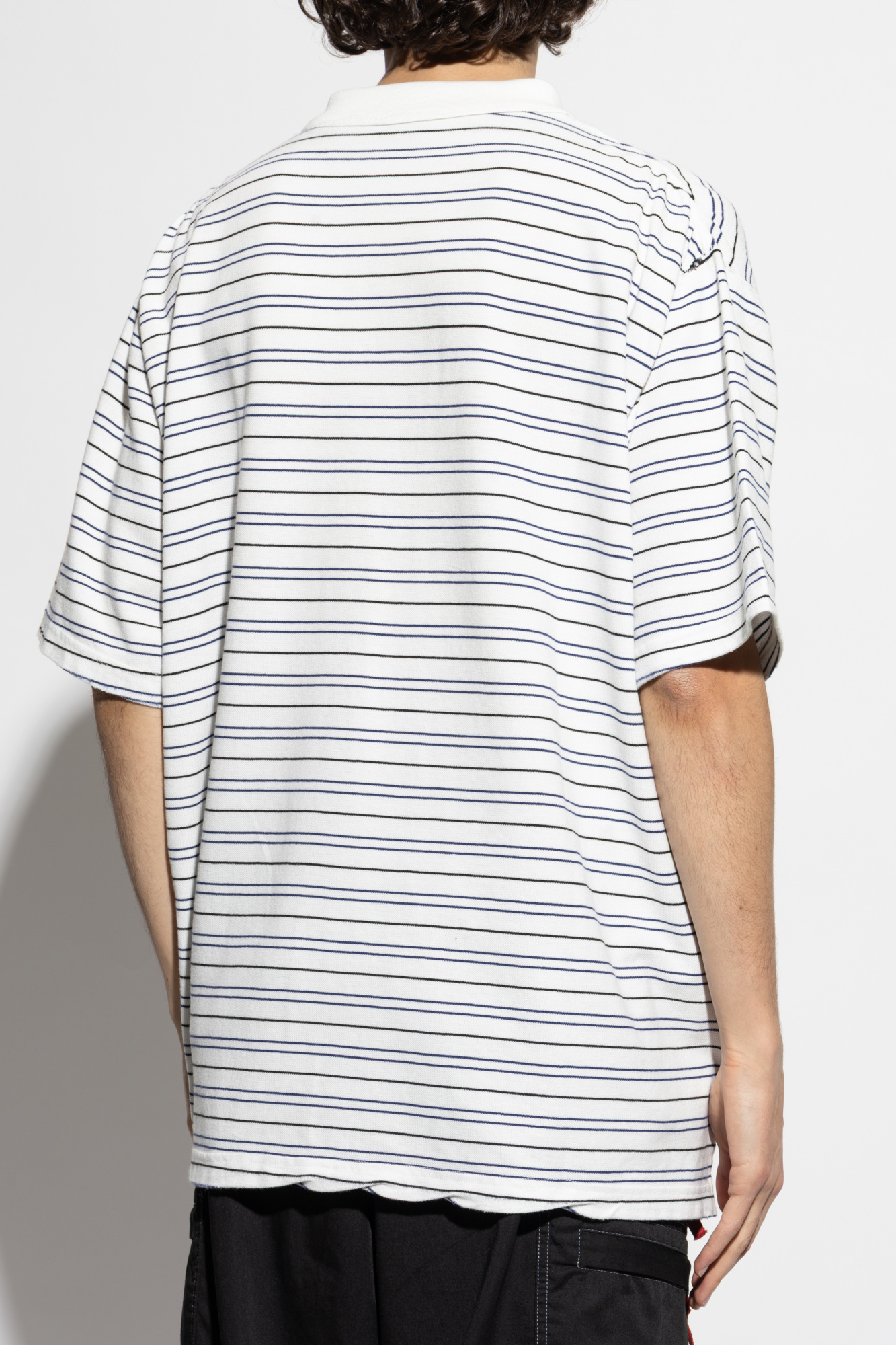 Balenciaga Polo with striped pattern | Men's Clothing | Vitkac